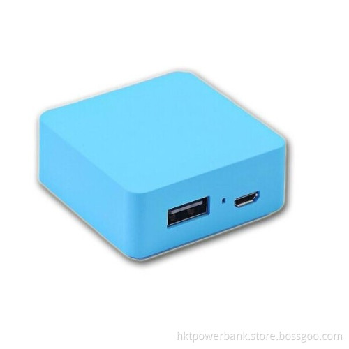 2000mAh Mini Power Bank, Cube Mobile Backup Battery